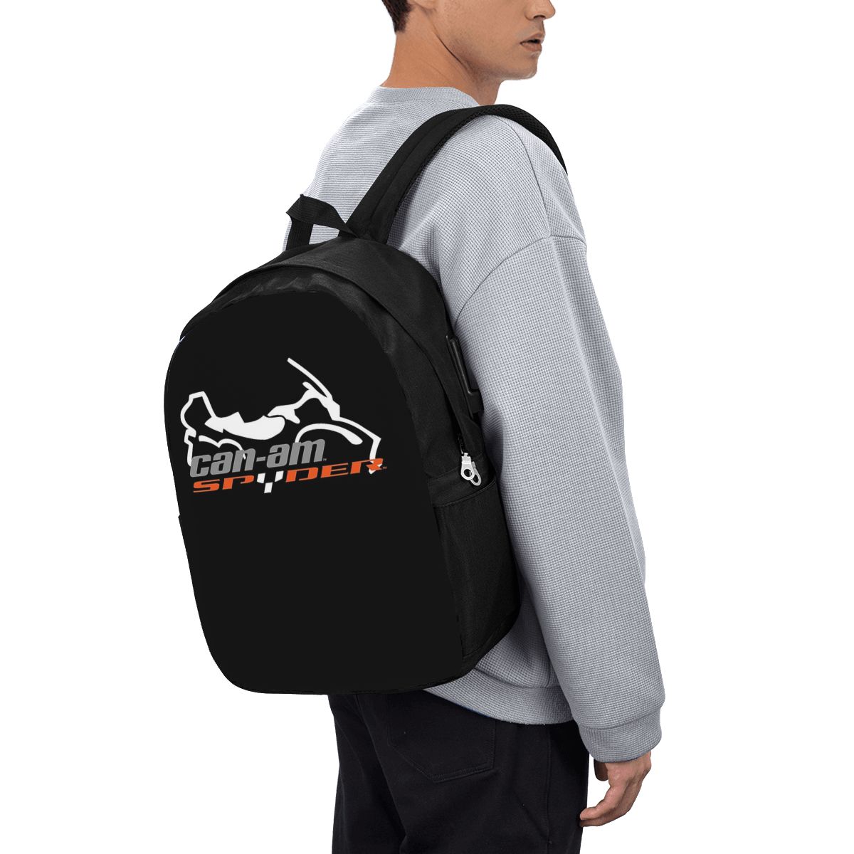 Women Bags For Travel - Can-Am BRP オートバイバックパック旅行ノートブックバッグコンピュータ大学生スクールバッグラップトップショルダーバッグ男性女性用