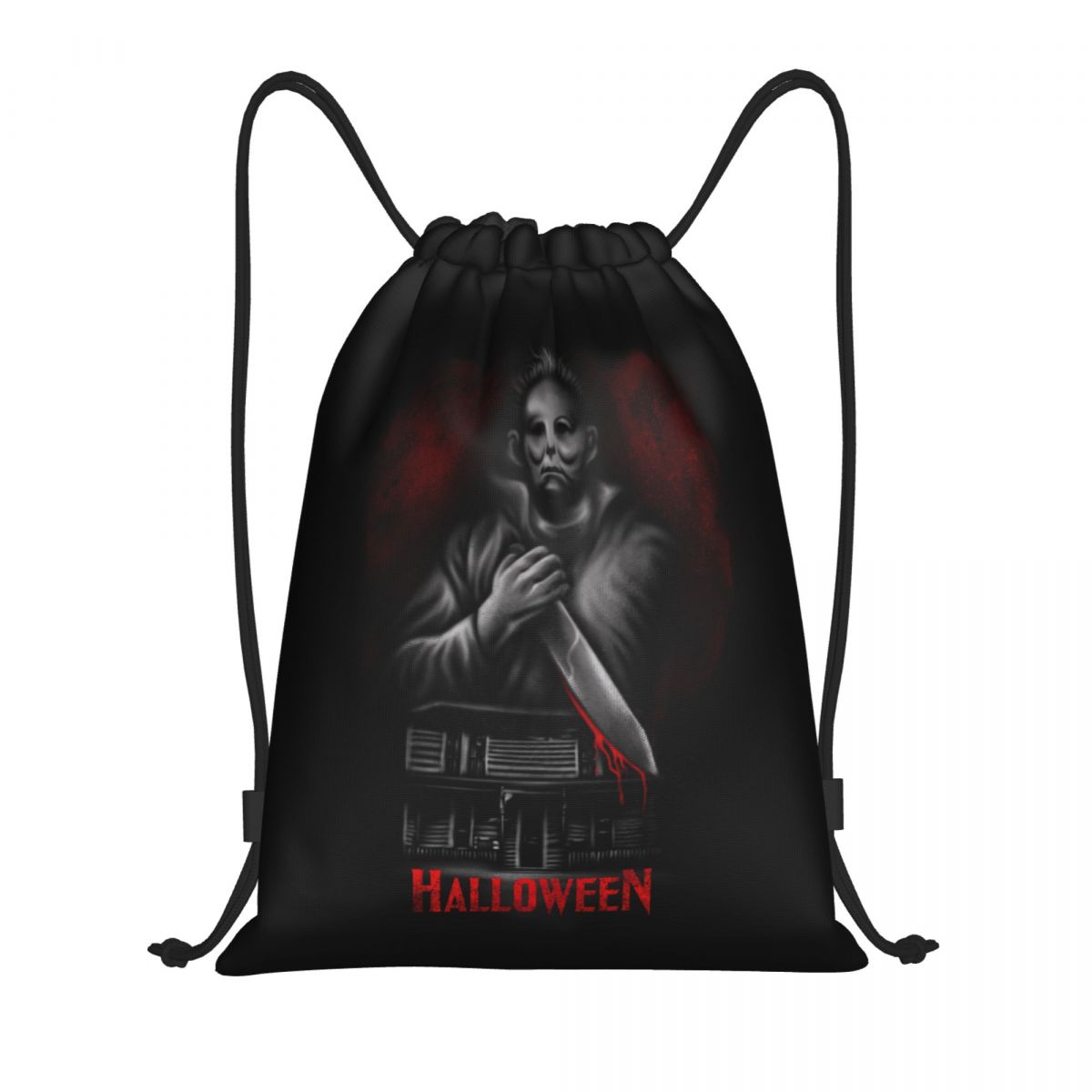 Women Bags Myer - カスタムマイケルマイヤーズハロウィンドローストリングバッグショッピングヨガバックパック男性女性ホラーテレビ映画スポーツジムサックパック