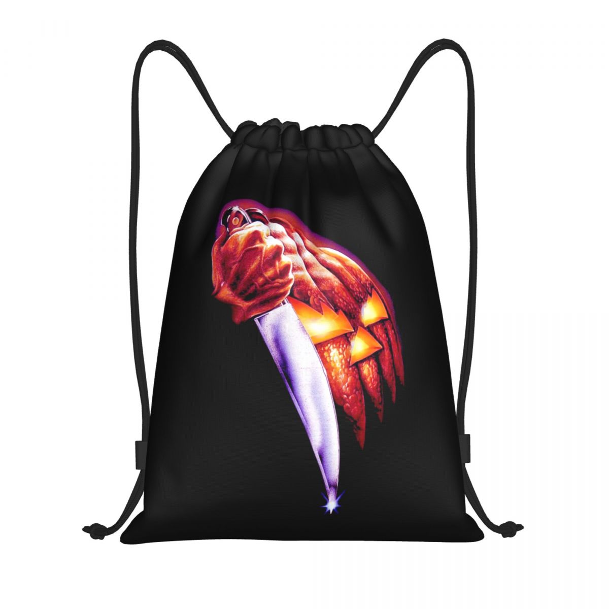 Women Bags Myer - マイケル・マイヤーズ巾着バックパック女性男性スポーツジムサックパック折りたたみ式ハロウィンブラッドトレーニングバッグサック