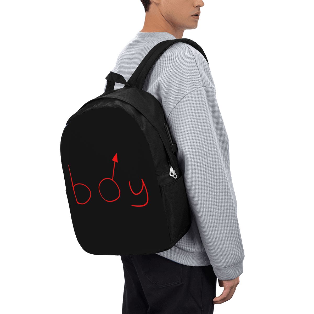 Women Bags For Travel - Boymoder 帽子とシャツバックパック旅行ノートブックバッグコンピュータ大学生スクールバッグラップトップショルダーバッグ男性女性用