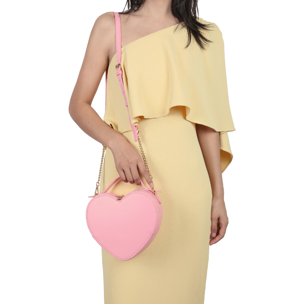 ハート型バッグ クロスボディ財布 女性用 ラブバッグ ジップ - Women Bags Zip のレビューと価格