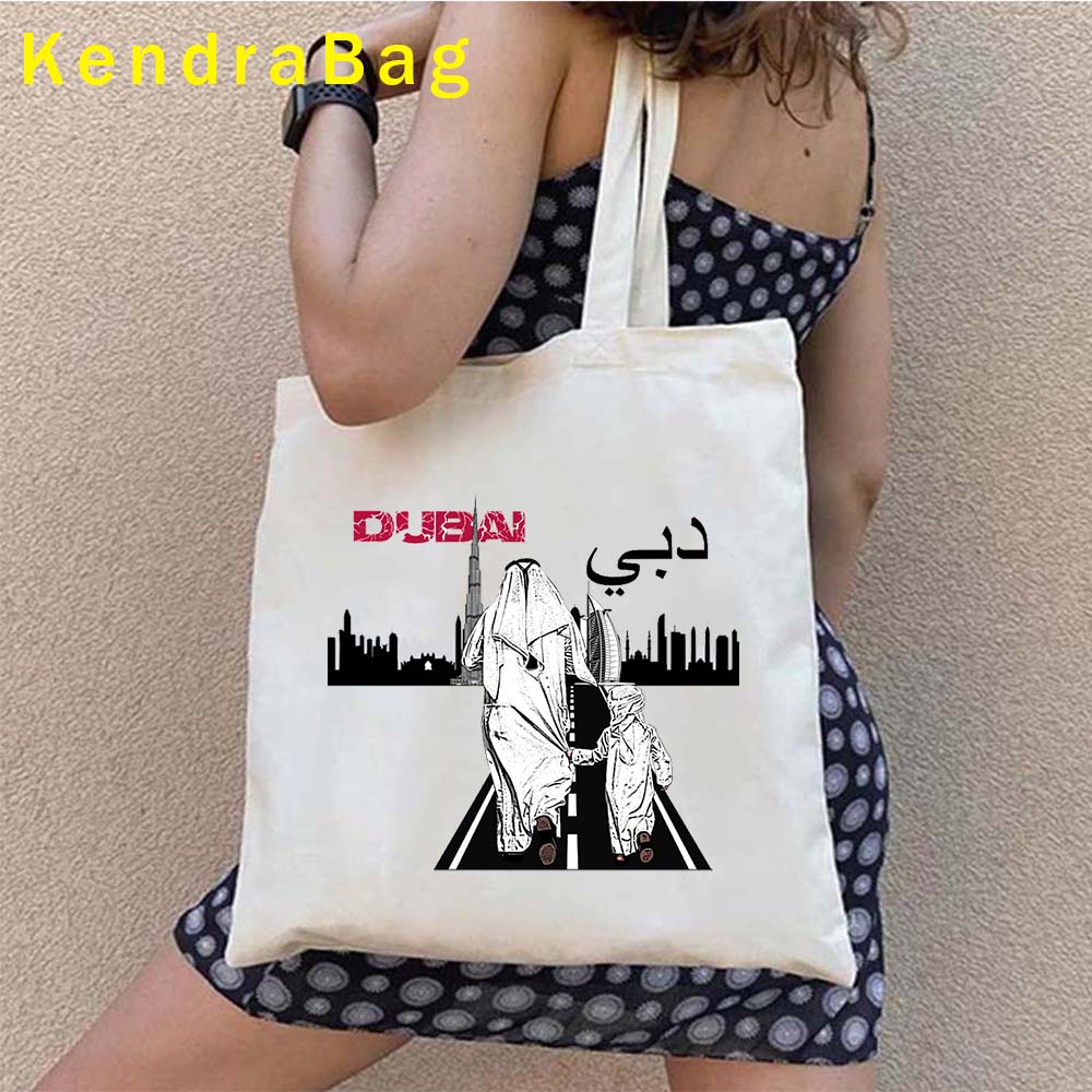 愛国心あふれるアラブ首長国連邦のエンブレム、ドバイプリント、 - Women Bags In Dubai のレビューと価格