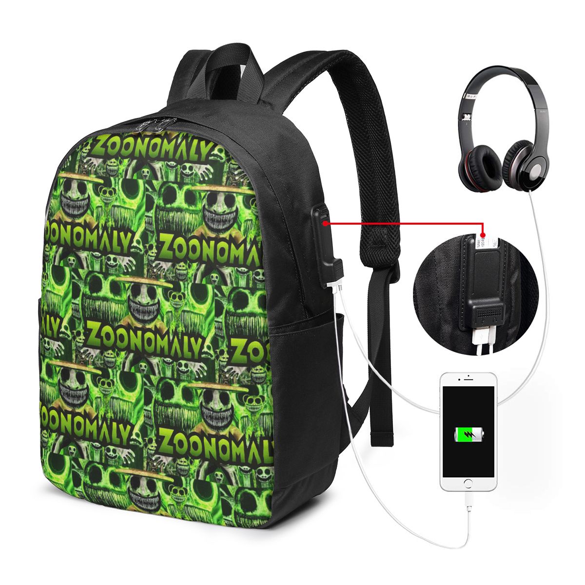 Zoonomaly 漫画スチームゲームバックパック旅行ノート - Women Bags For Travel のレビューと価格