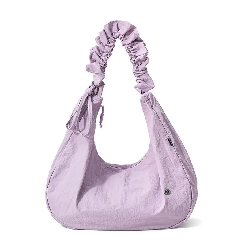レディースクリンクルナイロンホーボーバッグ、軽量ルーシュドシ - Hobo Bag Slouchy のレビューと価格