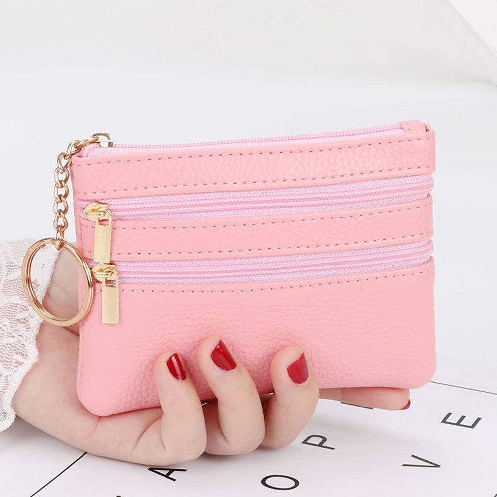 ソフトミニカードホルダー財布多機能バッグ女性財布クラッチジッ - Women Bags Zip のレビューと価格