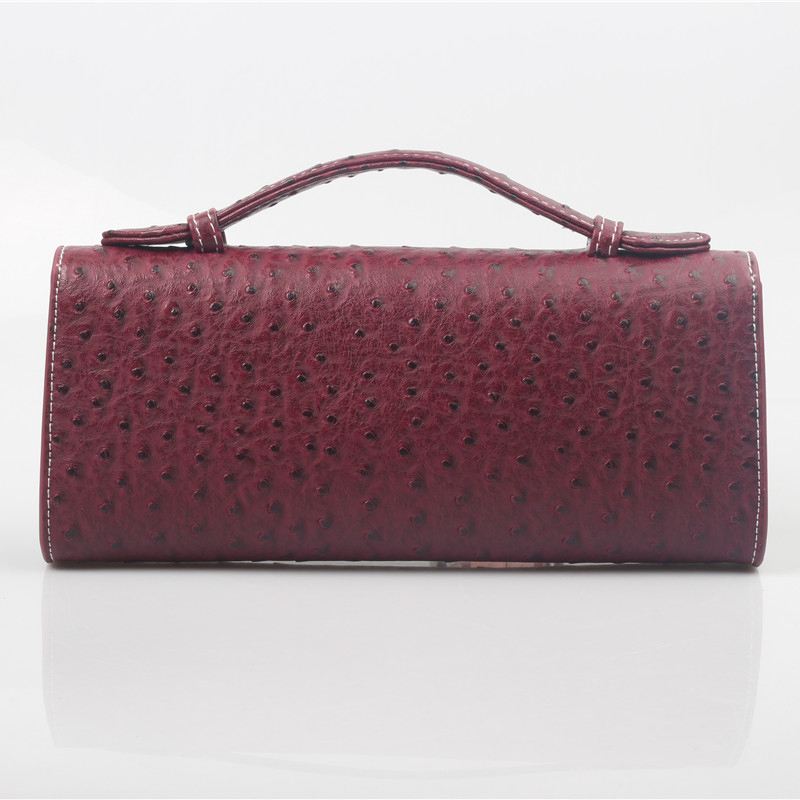 ドバイ新作 レディース オーストリッチ柄ハンドバッグ 202 - Women Bags In Dubai のレビューと価格