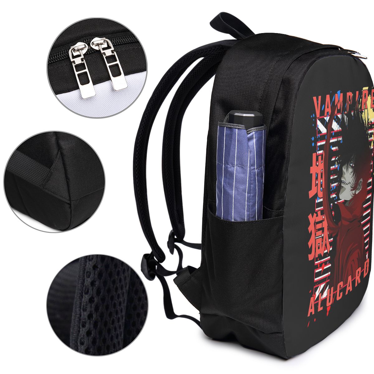アルカード・ヘルシング漫画バックパック旅行ノートブックバッグ - Women Bags For Laptop のレビューと価格
