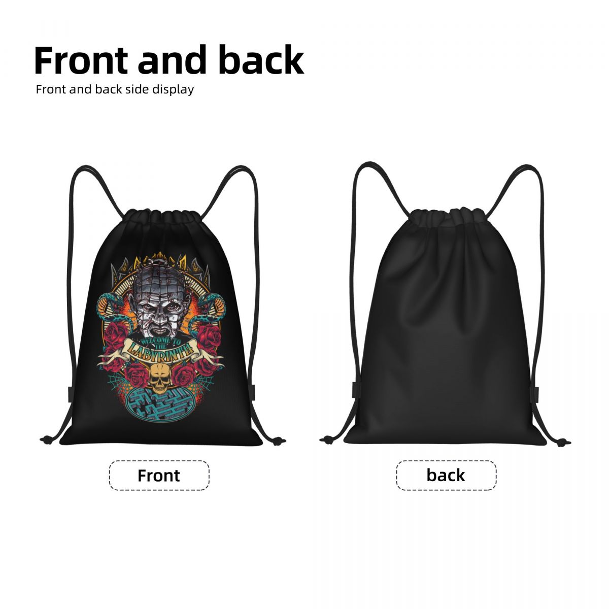 カスタムマイケルマイヤーズハロウィンホラー映画連続殺人犯巾着 - Women Bags Myer のレビューと価格