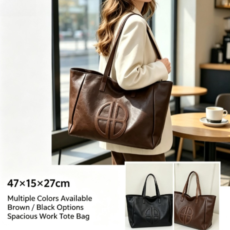 2026年ニューレトロ大容量レディーストートバッグ、シンプル - Women Bags 2026 Trends のレビューと価格