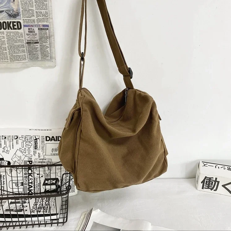 ティーンエイジャーカジュアルキャンバスビッグサイズだらしない - Hobo Bag Slouchy のレビューと価格