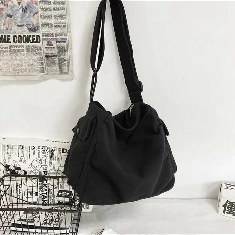 ティーンエイジャーカジュアルキャンバスビッグサイズだらしない - Hobo Bag Slouchy のレビューと価格