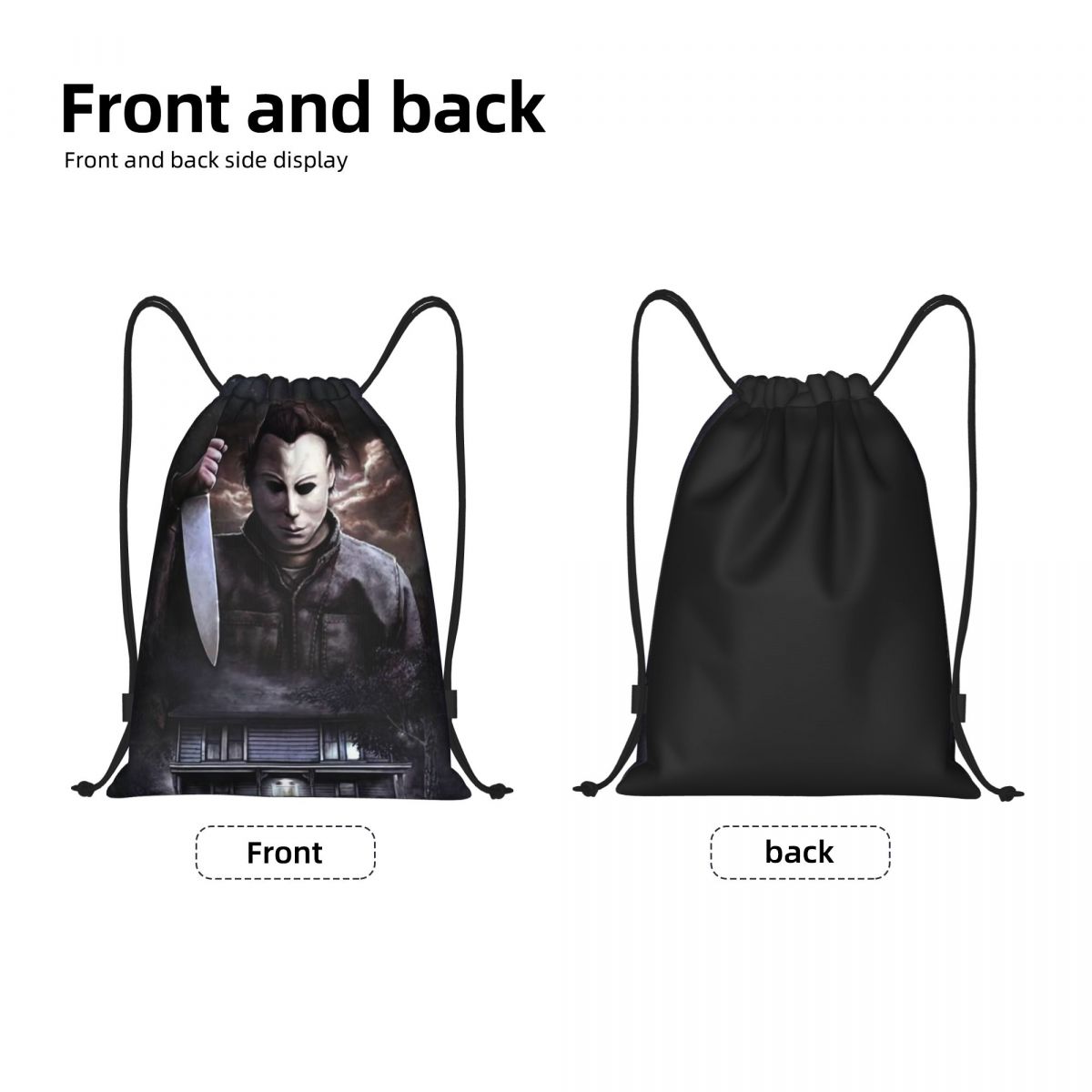 マイケル・マイヤーズ 巾着バックパック スポーツジムバッグ  - Women Bags Myer のレビューと価格