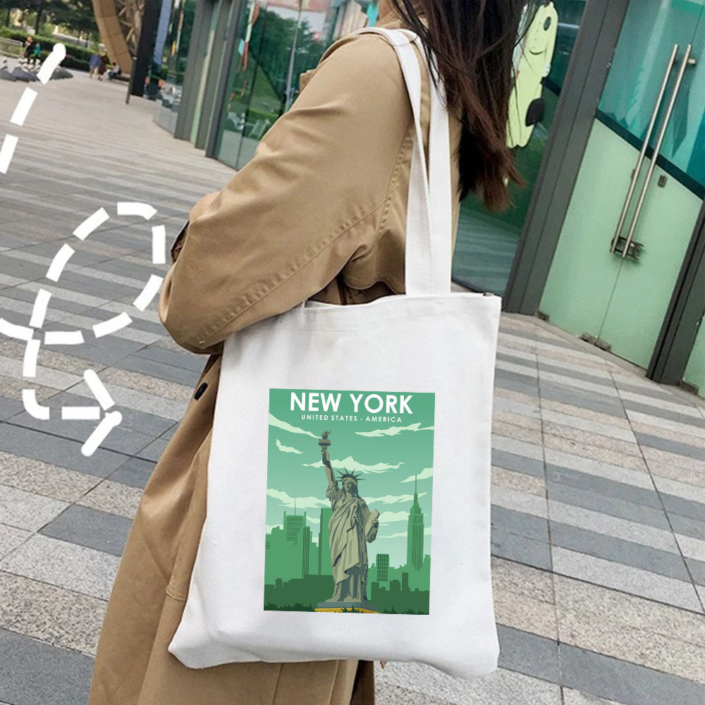 女の子のためのエレガントなキャンバスハンドバッグ,新しいコレ - Women Bags In Dubai のレビューと価格