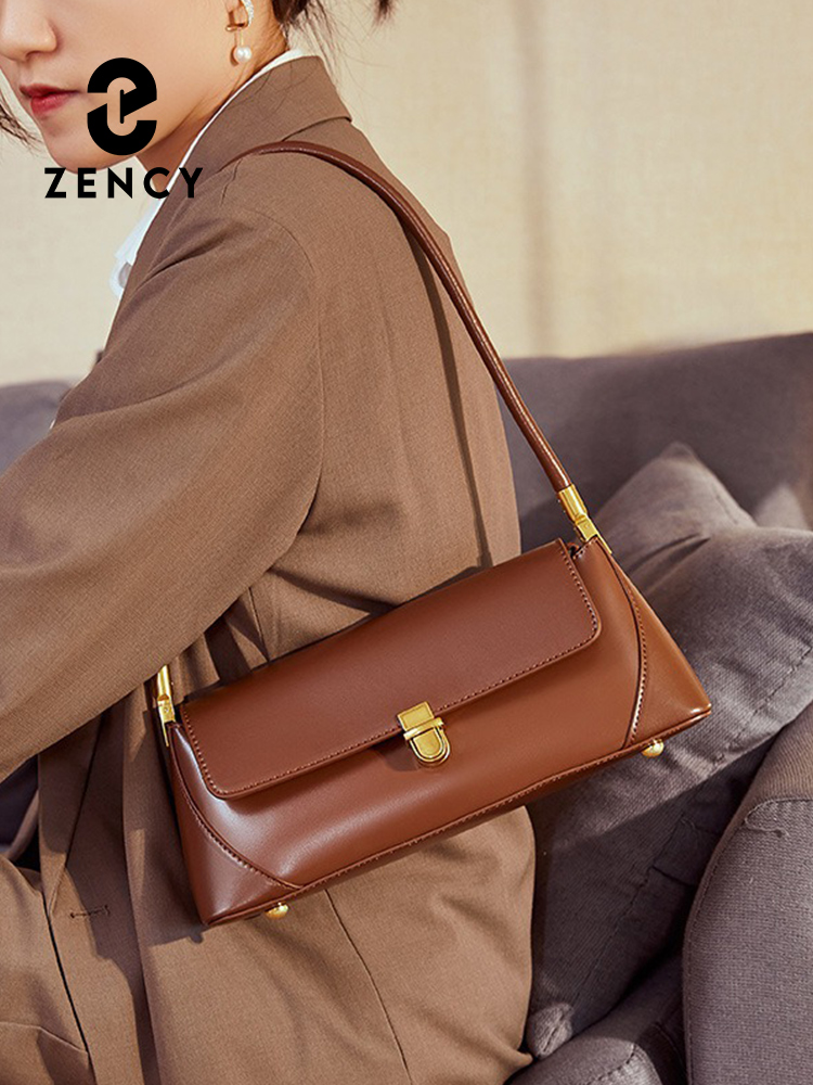 Zency-女性用の革製ショルダーバッグ,オフィス用の高級ハ - Women Bags Zip のレビューと価格