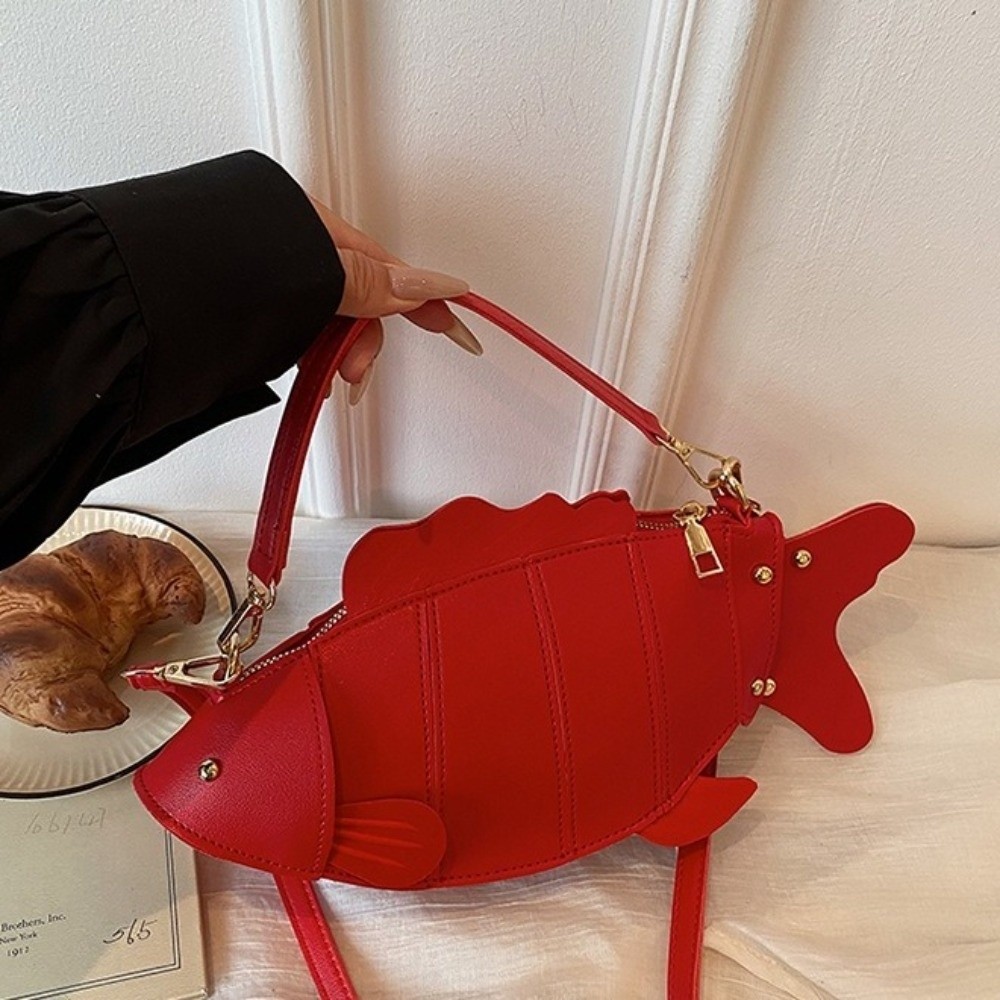 クリエイティブシミュレーション魚型クロスボディバッグフェイク - Hobo Bag Slouchy のレビューと価格