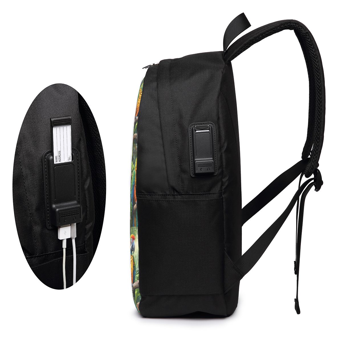 かわいいコンゴウインコのバックパック旅行ノートブックバッグコ - Women'S Bag のレビューと価格
