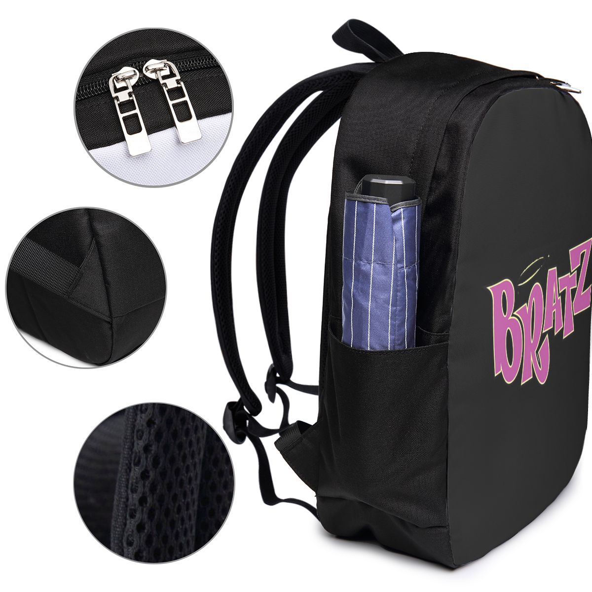 Bratz ロゴ バックパック トラベル ノートブック バッ - Women Bags For Travel のレビューと価格