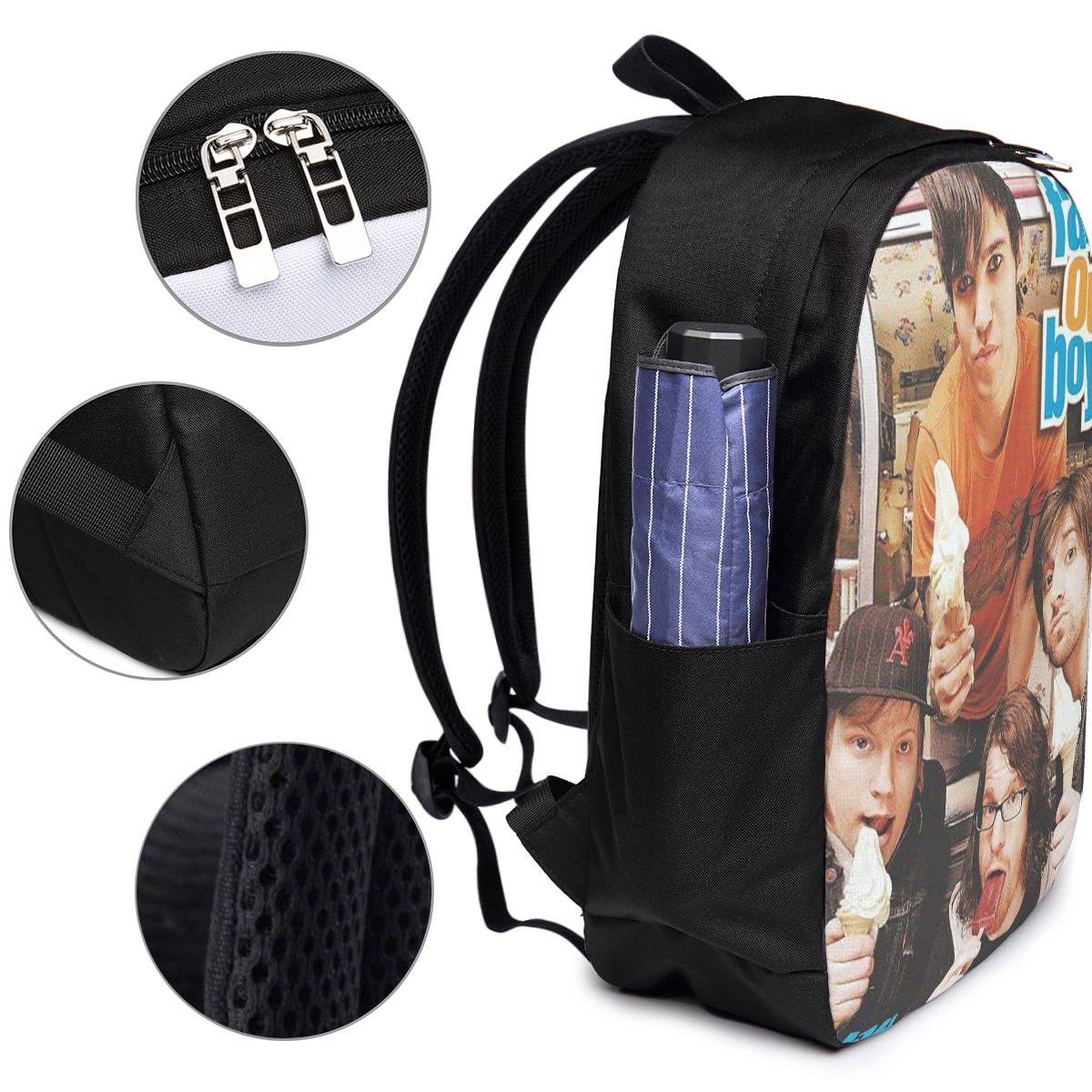 Fall Out Boy バックパック トラベルノートブック - Women Bags For Laptop のレビューと価格