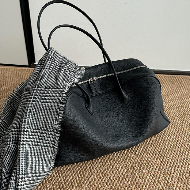 ブラックソフトレザーボストントートバッグ 2026年新作、プ - Women Bags 2026 Trends のレビューと価格